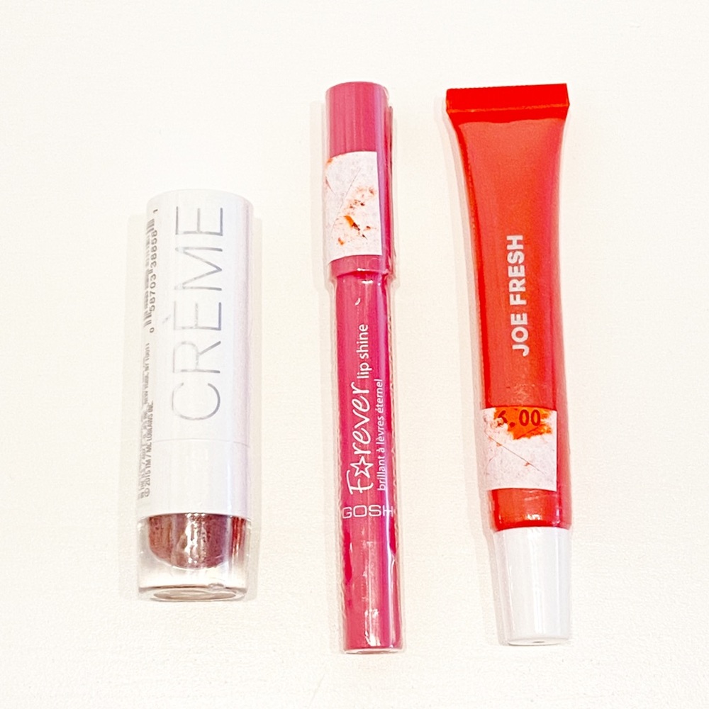 NWT Lot of 3 - Lip Colours